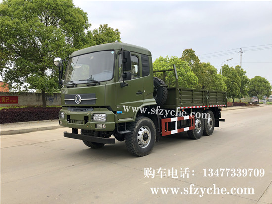 國(guó)六排放東風(fēng)天錦(6×6)越野載貨汽車