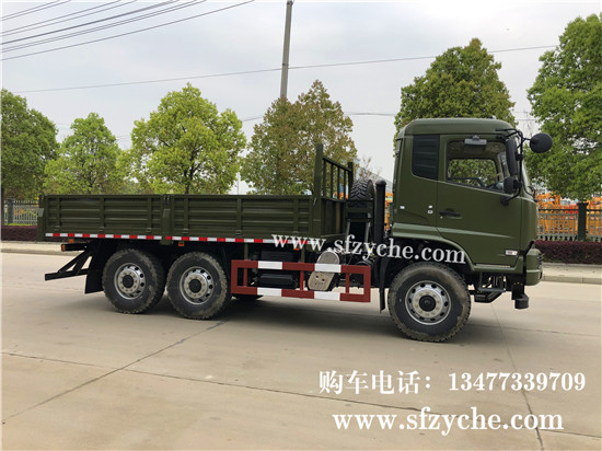 國(guó)六排放東風(fēng)天錦(6×6)越野載貨汽車