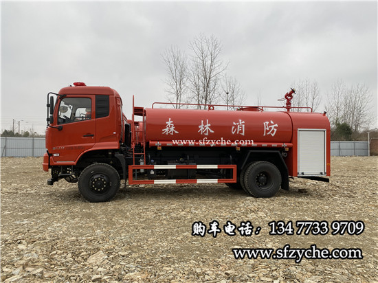 CLT5165GPSFV6型四驅供水車